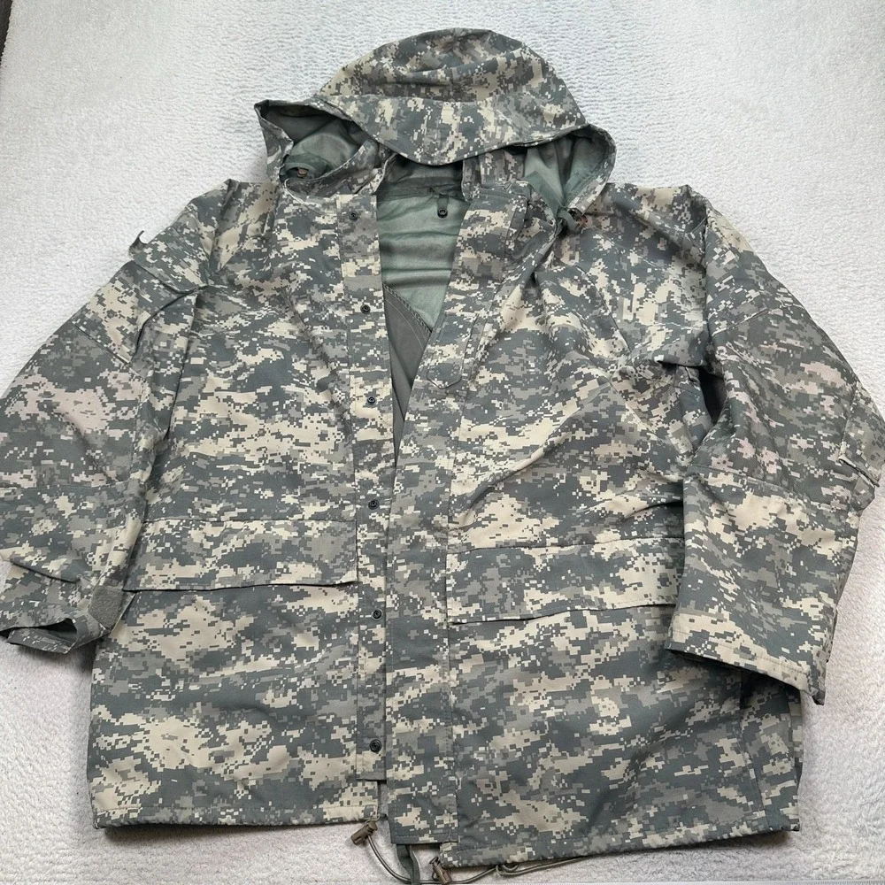 US Military Parka Size XL Cold Weather Camo Gen II ECWCS **Seam Tape Failure**